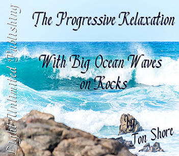 Progressive Relaxation with Big Ocean Waves on Rocks by Jon Shore
